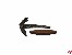 Stockanker Metall historisch 40x29mm