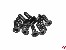 Senkkopf-Gewindeschrauben 3x10mm schwarz