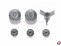 Differential-Zahnr�der-Satz f�r TT-01, DF-02, DT-02, DT-03