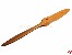2-Blatt Holz-Luftschraube Menz 16x14"