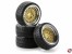 SC-R�der-Satz Classic Style W-Speichen chrome/gold 1:10