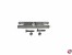 2-Blatt Alu-Mittelst�ck 62mm 0� f�r 8mm Blattaufnahme