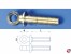 Augschrauben Messing M3x12mm
