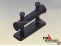 Doppelkreuzpoller PVC 25x17mm schwarz