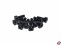 Zylinderkopf-Gewindeschrauben Inbus M4x12mm Stahl schwarz DIN 912
