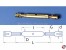 Wantenspanner mit Schlitzendst�ck Messing M2 x D3mm x 28,5/43mm