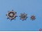 Ruderrad Metall br�niert 15mm