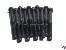 Zylinderkopf-Gewindeschrauben Inbus M4x45mm Stahl  schwarz DIN 912