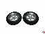 Rad f�r Ultraleicht-Modelle chrome Rad-� 45mm, Achsen-� 2,1mm 2,5g