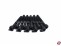 Zylinderkopf-Gewindeschrauben Inbus M3x25mm Stahl schwarz DIN 912