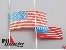 Flaggensatz USA 25x40mm und 15x30mm