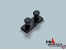 Doppelpoller PVC 9x22mm schwarz