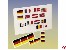 Flaggensatz Japan 25x40mm und 15x30mm