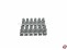 Reihen-L�sterklemme 6-reihig 10mm2 Polypropylen weiss