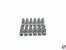Reihen-L�sterklemme 6-reihig 10mm2 Polypropylen weiss
