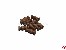 Gel�nderst�tze aus Holz dunkel 8mm