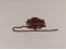Flachankerkette Eisen, kupferfarbig 2x3x0,5mm