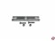 2-Blatt Alu-Mittelst�ck 72mm 0� f�r 8mm Blattaufnahme