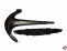 Anker Metall br�niert historisch 18. Jahrh. 80x70mm