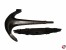 Anker Metall br�niert historisch 18. Jahrh. 80x70mm
