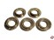 Bullauge Messing 20mm verglast mit Nieten