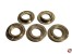 Bullauge Messing 20mm verglast mit Nieten
