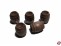 Fass aus Holz dunkel 13mm