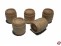 Fass aus Holz hell 23mm