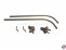 Davit Messing 55x23mm mit Einstecksockel