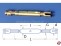 Wantenspanner mit Schlitzendst�ck Messing M3 x D4mm x 29,5/41mm