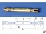 Wantenspanner mit Schlitzendst�ck Messing M3 x D4mm x 29,5/41mm