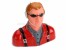 Kunststoff-Sportpilot rot 84x91mm 1:7