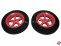 Rad f�r Ultraleicht-Modelle rot Rad-� 63mm, Achsen-� 2,6mm 5g