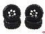 R�der-Satz schwarz 6-Speichen Dessert Warrior X10 1:10