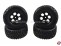 R�der-Satz schwarz 6-Speichen Dessert Warrior X10 1:10