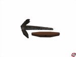 Stockanker Metall historisch 40x29mm Aeronaut 561940