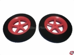 Rad für Ultraleicht-Modelle rot Rad-Ø 63mm, Achsen-Ø 2,6mm 5g Aeronaut 735358