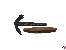 Stockanker Metall historisch 50x39mm