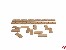 Treppe aus Holz Bausatz 14x70mm