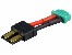Adapterkabel MPX-Buchse M6 auf Traxxas-Stecker
