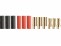 Stecksystem Goldkontakt Stecker/Buchse 5,5mm mit Schrumpfschlauch