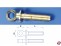 Augschrauben Messing M2,5x12mm