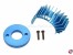 Motork�hlk�rper Alu blau f�r DT-02