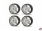 R�der-Satz silber 5-Speichen On-Road 1:10