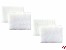 Klettband 50x60mm weiss selbstklebend