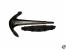 Anker Metall br�niert historisch 18. Jahrh. 75x52mm