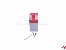 Kraftstofftank rechteckig mm 175ml rot
