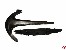 Anker Metall br�niert historisch 18. Jahrh. 80x70mm