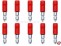 Rundstecker Isoliert 4mm rot 0,5-1mm�