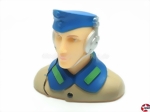 Pilotenpuppe Siegfried 70x68mm 1:6